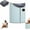Blue, variant on 2026 New Under Desk Leg Warmer for Office, Under Desk Leg Warmer, Personal Electric Panel Space Heater, Offices Portable Heater Under, Heated Floor Mat