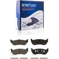 thumbnail image 5 of Detroit Axle - Rear Brake Kit for 2006-2010 Ford Explorer Mercury Mountaineer, Drilled & Slotted Disc Brake Rotors Ceramic Brake Pads Brake Caliper 2007 2008 2009 Replacement, 5 of 5