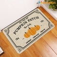 thumbnail image 3 of Mloabuc Fall Decor Door Mat 17x30 Inch Fall Farmhouse Pumpkin Patch Mat Fall Decorate Seasonal Fall Thanksgiving Country Floor Mat Switch Mat for Indoor Outdoor 17x30 Inch, 3 of 5