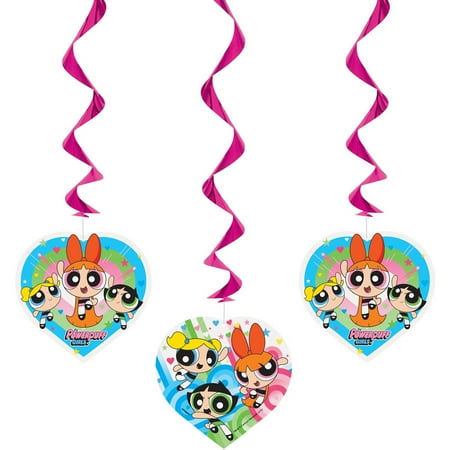 Girl Decoration - Powerpuff Girls Hanging Decorations, 26 in, 3ct