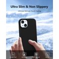 thumbnail image 5 of iPhone 15 Plus Case,Liquid Silicone Slim Shockproof Protective iPhone 15 Plus 6.7 inch Phone Case [Microfiber Lining] (Black)…, 5 of 12