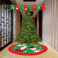 Christmas Tree Skirt Cartoon Attractive Fabric Decorative Comfortable christmas-tree-skirt-cartoon-attractive-fabric-decorative-comfortable