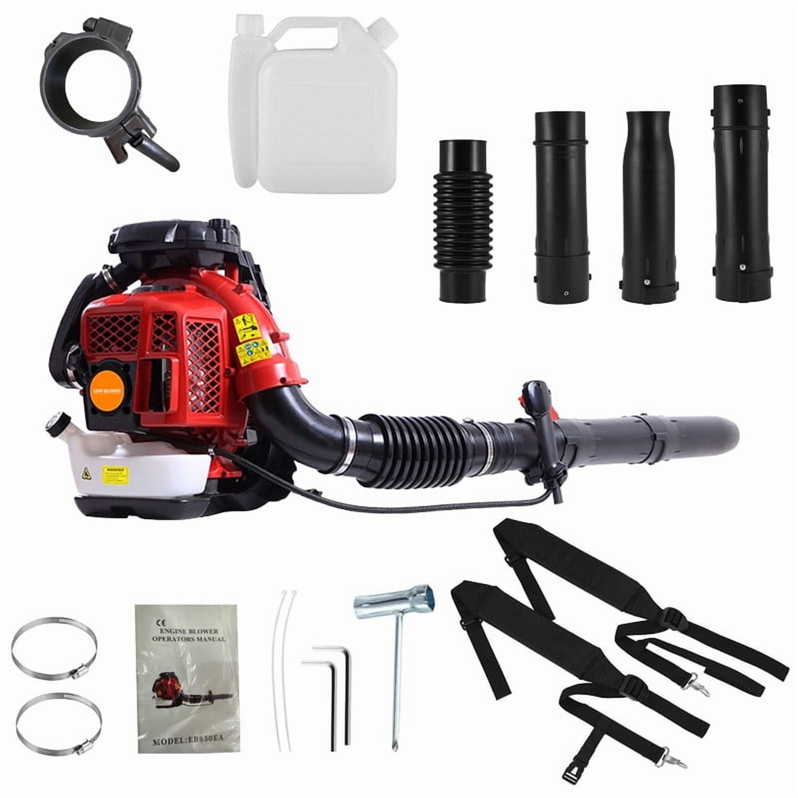 Leaf Blower, Gas Blower, Gas Leaf Blower for Lawn Care, 2-Cycle Engine 900CFM Air Volume Tank Leaf Blower 80CC Gas Powered Backpack Snow Blower
