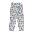thumbnail image 5 of Xecao Unicorn DoingYoga Women's Straight Lounge Pajama Pants: The Epitome of Relaxed Sleepwear, 5 of 9