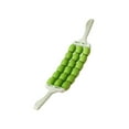 thumbnail image 4 of Rodillo de masaje de 3 filas, flexible y flexible, para espalda, piernas y abdomen. Verde, 4 of 8
