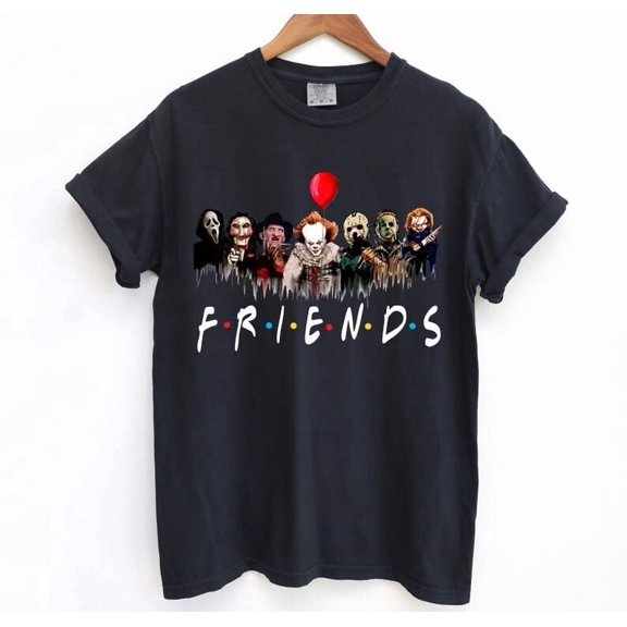 Horror Characters Friends Sweatshirt, Halloween Horror Characters Shirt