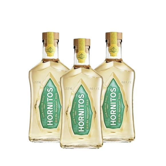 Pack De 3 Tequila Hornitos Reposado 700 Ml