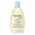 thumbnail image 2 of Aveeno Baby Wash & Shampoo Natural Oat Extract Lightly Scent, 12 oz, 6 Pack, 2 of 9