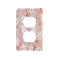 thumbnail image 3 of Switch Panel Switch Decoration 2.76x4.53x0.28 Inches Unused Outlet Cover Switch Plate Wall Plates Living Room Kitchen Bedroom Study Switches Pink Butterflies and Pink Flowers, 3 of 8