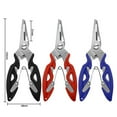 thumbnail image 4 of Yokua Multitool Hook Remover Fishing Pliers Braided Line Cutting Outdoor Accessories, 4 of 15