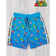 thumbnail image 2 of Nintendo Super Mario Boys Blue Swim Shorts, 2 of 6
