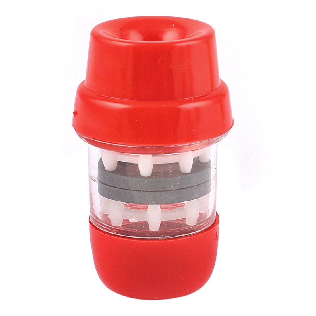 Kitchen Red Plastic Faucet Tap  Water Magnetic Filter Purifier Purifying