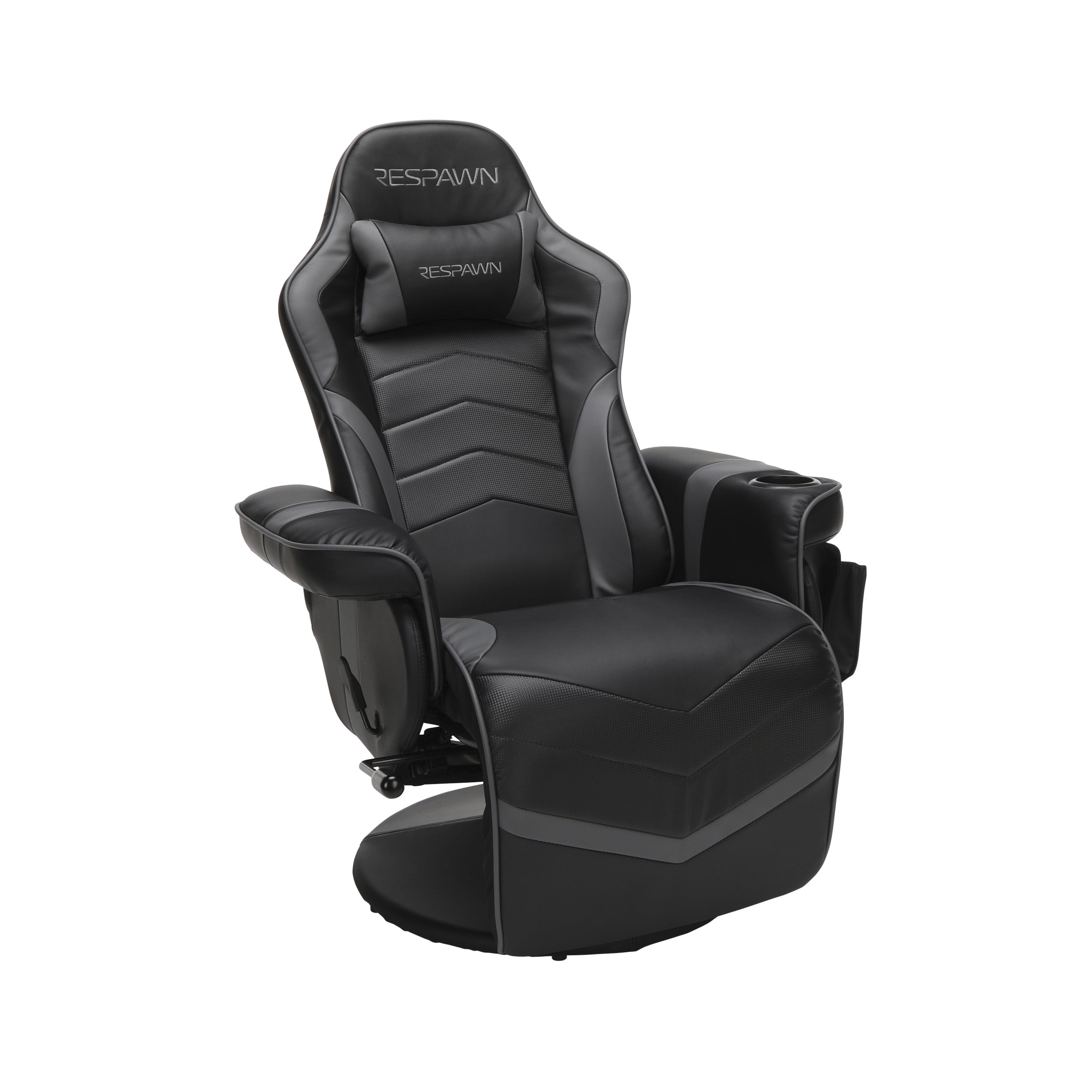 RESPAWN 900 Racing Style Gaming Recliner, Reclining Gaming Chair, in Gray (RSP-900-GRY) - Walmart.com