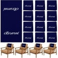 thumbnail image 1 of 12 Pcs Enseignes Réservées pour Bancs, Toiles de Bancs Réservées 22 Po, Enseignes de Sièges Réservés, Espace Réservé pour Sièges de Bancs d'Église, Décoration de Sièges de Mariage, Événement d'Église (Rouge), 1 of 8