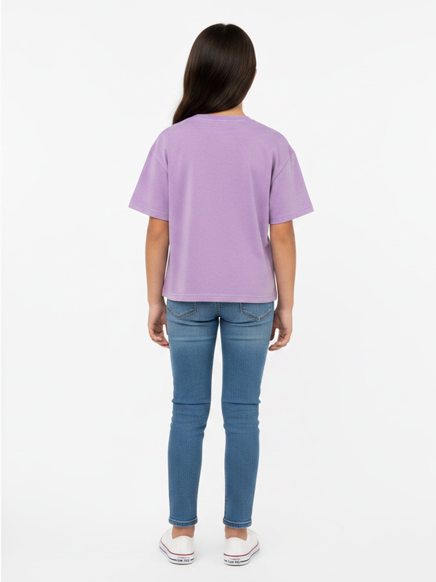 Disney Hocus Pocus Boxy Mineral Washed Halloween Crewneck Tee with Short Sleeves, Sizes 4-16