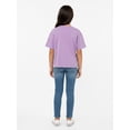 thumbnail image 5 of Disney Hocus Pocus Boxy Mineral Washed Halloween Crewneck Tee with Short Sleeves, Sizes 4-16, 5 of 9