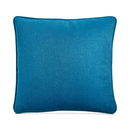 Lacourte Matilda Herringbone 20″ Square Decorative Pillow, Blue