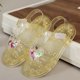 thumbnail image 5 of Zapatos de Gelatina de Cristal Cómodos de Suela Suave para Niñas con Decoración de Corazón Y Sujetador Ajustable para el Juego en la Playa Y el Uso Diario, 5 of 9