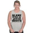 thumbnail image 4 of Blame It On My Roots Country Music Tank Top T Shirts Men Women Brisco Brands X, 4 of 6