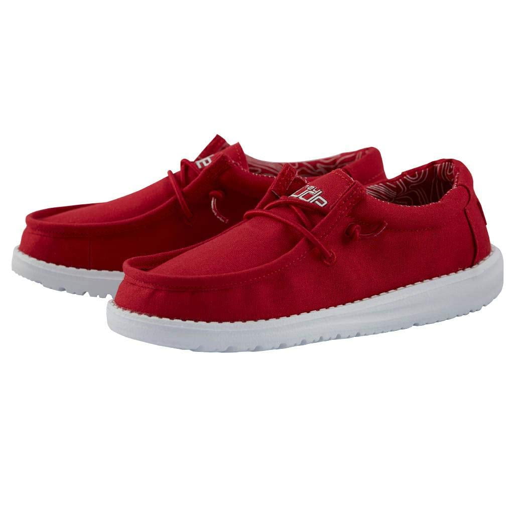 red hey dudes womens