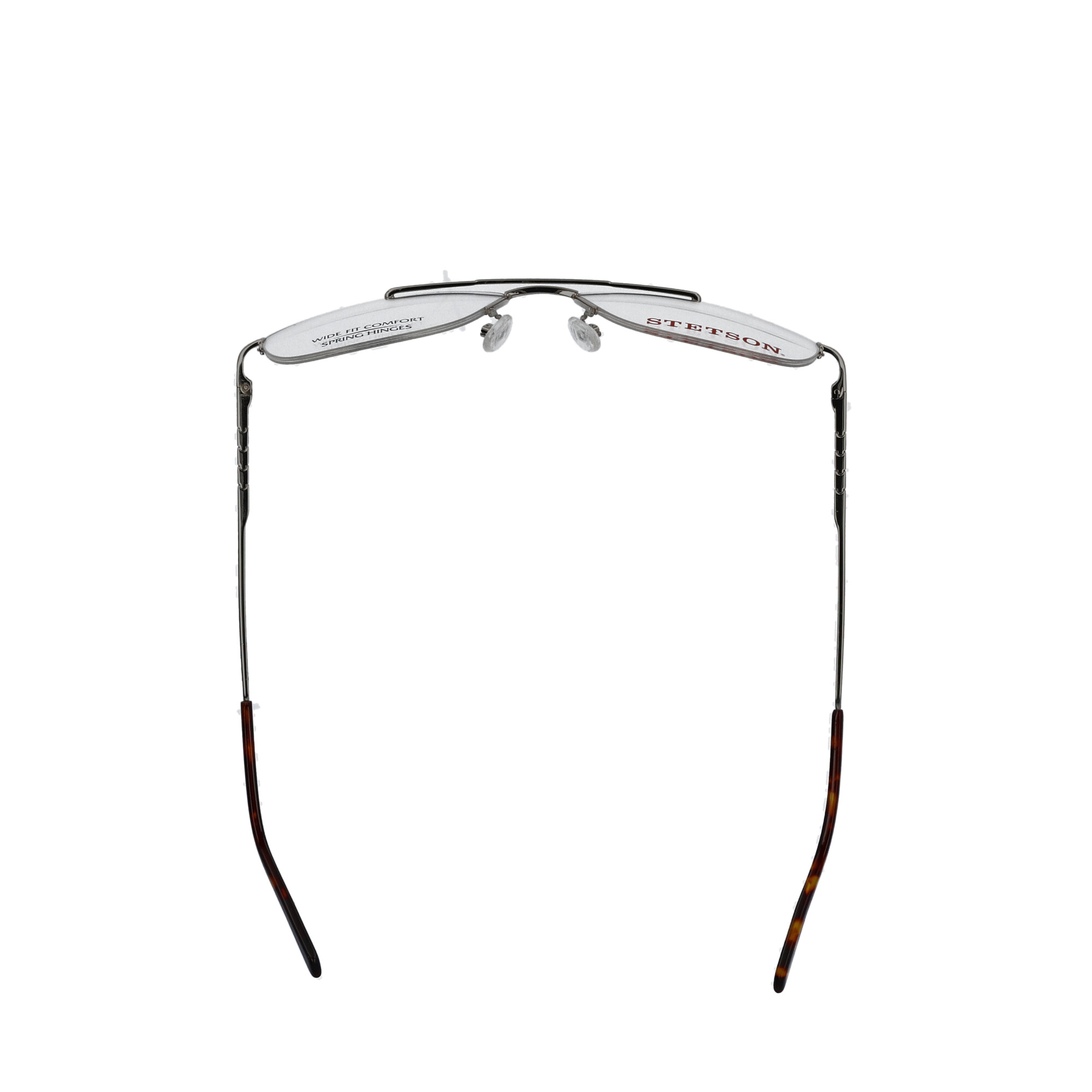 Stetson Men's Square Eyeglasses, ST XL31, Gold, 59-18-150, with Case