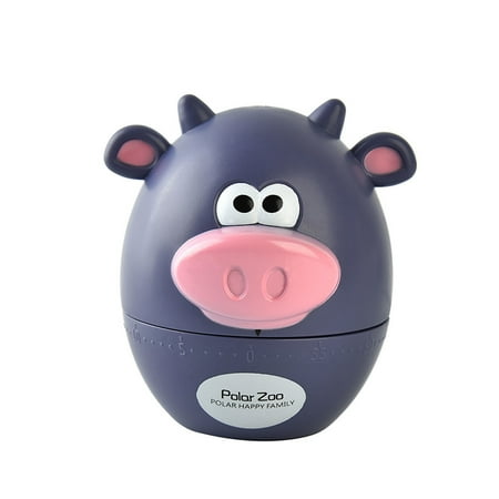 

HOMEMAXS and Simple Cow Shsped Cartoon Kitchen Mechanical Timer for Kitchen Restaurant