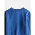 thumbnail image 4 of Wonder Nation Toddler Girls Embossed Crewneck Top and Flare Pants Set, Sizes 12M-5T, 4 of 5