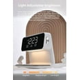 thumbnail image 6 of 15W Wireless Charger Bedside Lamp Digital Clock, Alarm Clock Three-Speed Dimming Warm Night Light Atmosphere Smart Calendar Desk Lamp Gifts for Birthday/Christmas/Family/Friends, 6 of 9
