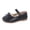Black, variant on DeHolifer Toddler Little Girls Dress Shoes Mary Jane Flats Wedding School Uniform Shoes with Bowknot Comfy Leather Princess Shoes