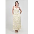 thumbnail image 1 of Vestido midi estampado floral Roman Fashion /Juvenil, 6236 (Amarillo) blanco G, 1 of 5