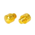 thumbnail image 3 of Unique Bargains 2pcs 10mm Motorbike Motorcycle Mirror Hole Plug Reverse Screw Orange Universal, 3 of 6