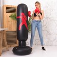 thumbnail image 2 of 5.2ft Inflatable PVC Boxing Bag Inflatable Punching Bag Fitness Boxing Target Bag, 2 of 6