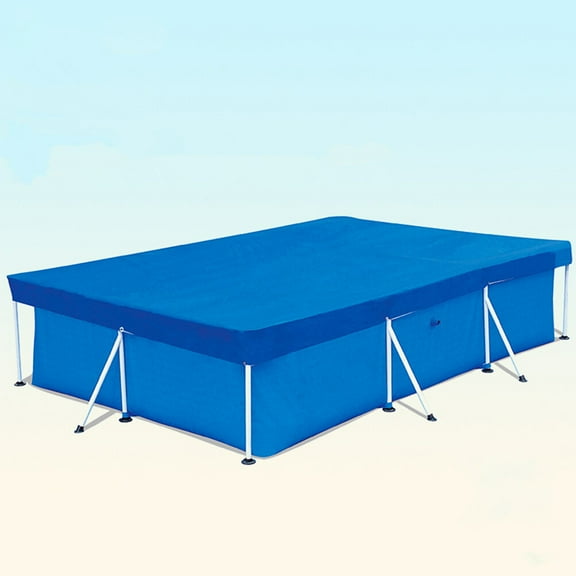 Worgeous 甯?Cover Rectangular Pool Covers for above Ground Pools Blue