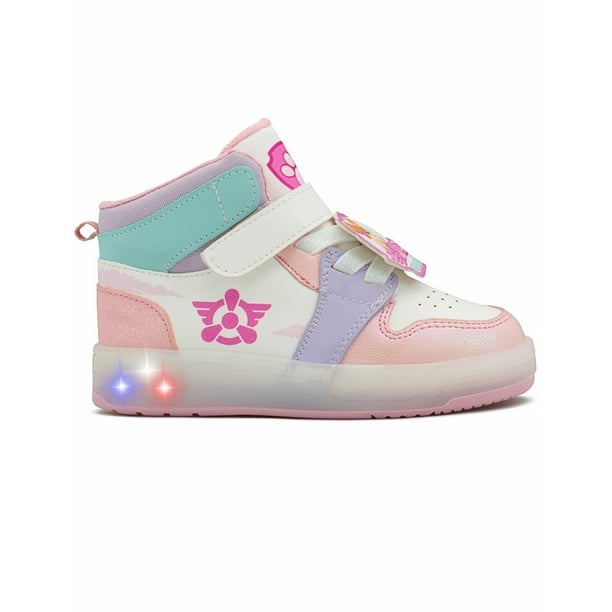 Tenis Bota Tropicana Para Niña Con Luces Paw Patro Skye blanco 19