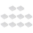 thumbnail image 1 of Unique Bargains 14x14x6mm Aluminum Heatsink Electronic Radiators for MOS IC Chip Silver Tone 10 Pack, 1 of 4