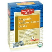 Arrowhead Mills Yellow Corn Hot Grits, 24 oz. (Pack of 12)