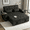 Black, variant on Howcool 65" Sleeper Sofa Bed, 3-in-1 Convertible Pull Out Couch Bed with Tray Table & Cup Holders, Chenille Loveseat Sofa with Adjustable Backrest for Living Room, Apartment(Dark Grey)