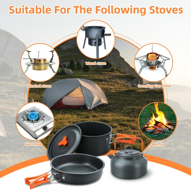 Classic' nesting cookware set and camp kitchen box : r/CampingGear