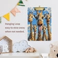 thumbnail image 6 of A Group Of Giraffes Acrylic Clipboards A4 Standard Size Clipboard 12.5" X 9" Clip Board for Office School Teacher Women Men, 6 of 8