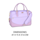 thumbnail image 4 of Maletín para portátil de 15.6 pulgadas para mujer mochilas Lab.G Morado, 4 of 4