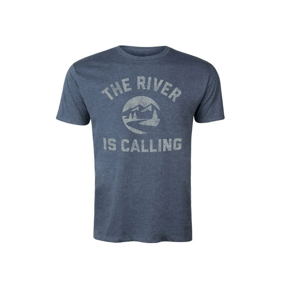 Instant Message - The River is Calling - Men's Short Sleeve Graphic T-Shirt