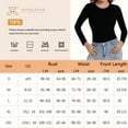 thumbnail image 5 of Joyshaper Long Sleeve Top for Women Round Neck Plain Top Slim Fit Basic Casual Tops, 5 of 5
