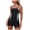White, variant on Womens Boyleg Racerback One Piece Swimsuit Athletic Full Coverage Swimwear Lap Swimming Suit (White, XL)