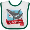 thumbnail image 3 of Inktastic Big Brother Shark Boys Baby Bib, 3 of 4