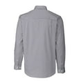 thumbnail image 3 of Men's Cutter & Buck Charcoal Utah State Aggies Easy Care Stretch Gingham Big & Tall Long Sleeve Button-Down Shirt, 3 of 3