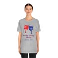 thumbnail image 3 of Proudly Toasting America Since 1776 | Women's 4th of July Tee | Wine Lover, 3 of 8
