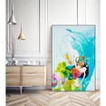 thumbnail image 2 of Giant Art Canvas  24x36 Beneath the Shiny Surface Framed in Pink, 2 of 3