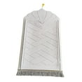 thumbnail image 4 of Portable Prayer Rug Blanket 65Cmx110cm Foldable Prayer Mat for Wedding Hajj Home White, 4 of 8