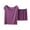 Purple, variant on Kaemgyyd Womens Pajama Set Scalloped Hem Outfits Cap Sleeve Top with Elastic Waisted Shorts Pj Sleepwear Lounge Sets(Yellow,X-Large)