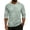 Light Green, variant on CCRFTGI Henley Shirts for Men Raglan 3/4 Sleeve Casual Fashion Camo Shirts Sport Athletic Button Classic Summer Fall Tee Tops Dark Green L